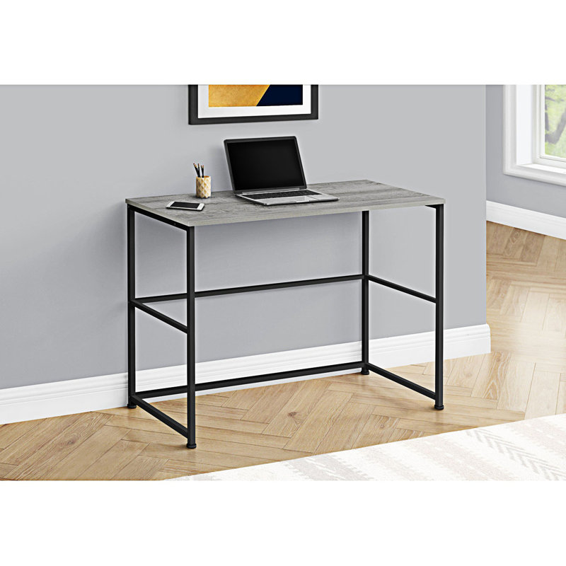 Bureau, bureau d'ordinateur, Gris / Noir