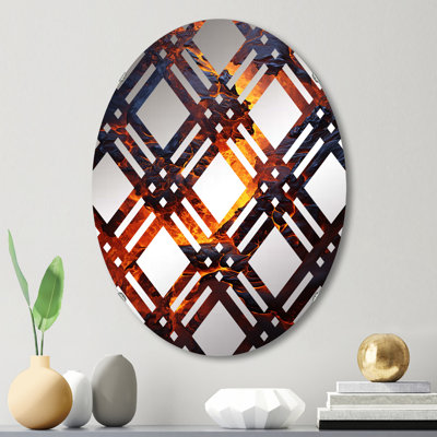 Miroir mural oval