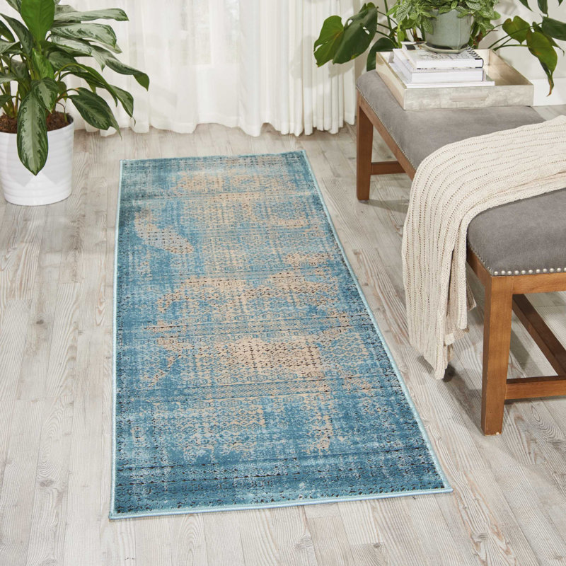Bomberger Abstract Indoor Rug, Runner 2'2" x 7'6"