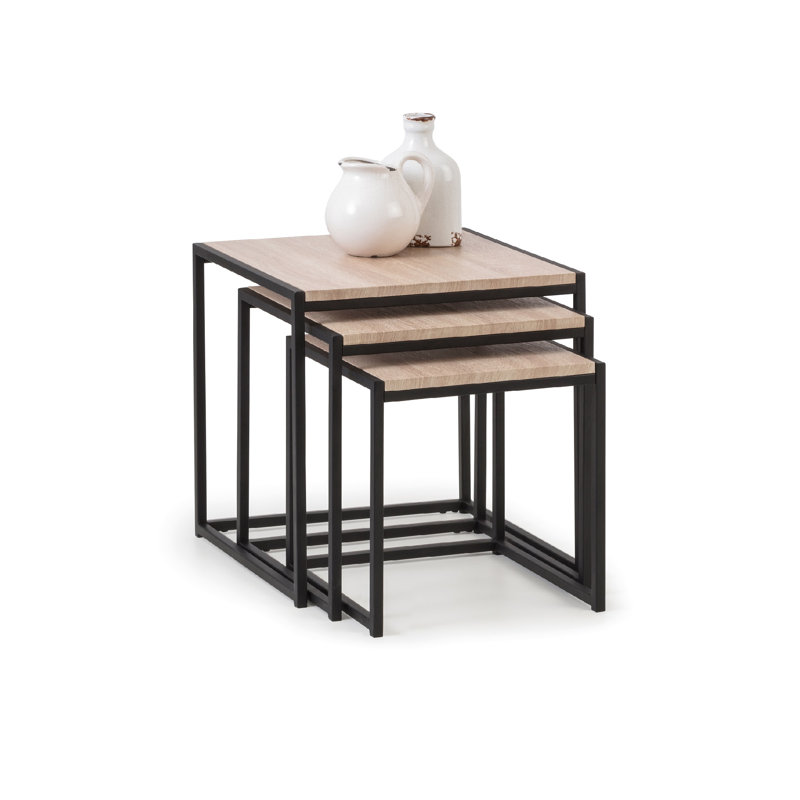 Chew Stoke Frame Nesting Tables, Sonoma Oak