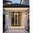 Seyler 31-inch 3-light Textured Black Exterior Wall Sconce with Clear Glass-1639467066-1639467063-1639467069