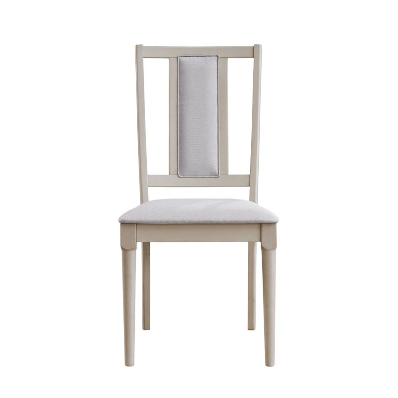 Ensemble de 2 chaises d'appoint en lin Marta