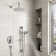 2-Function Retro Pressure-Balanced Complete Shower System (Rough-in Valve Included)