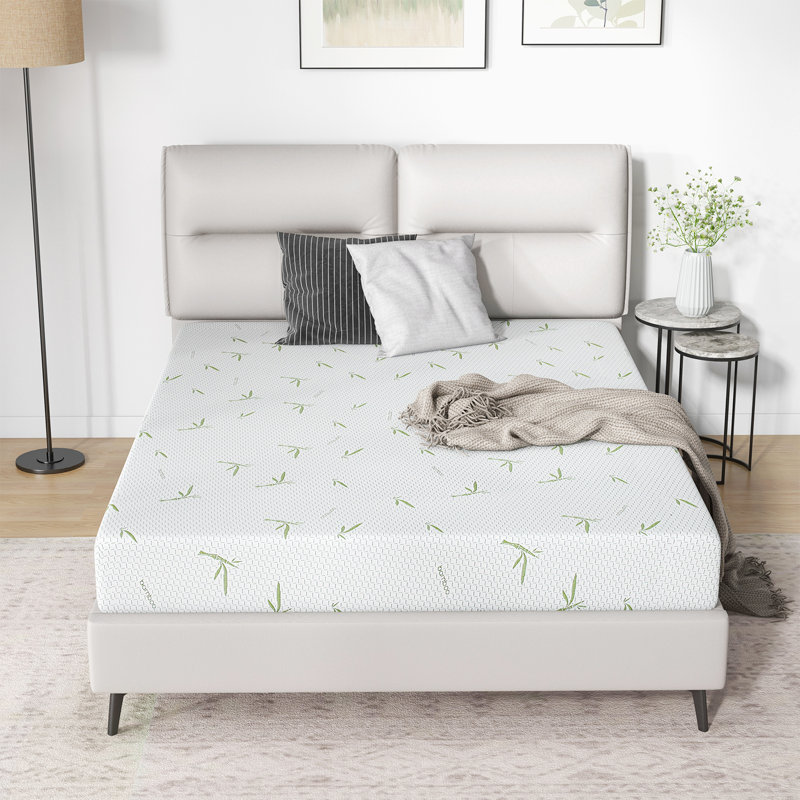 Memory Foam Mattress, Medium Firm Feel Cooling Gel Mattress Bed in a Box, Twin, 8"