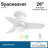 Spacesaver 26" 3-Blade LED Propeller Ceiling Fan with Light Kit Included-23759293