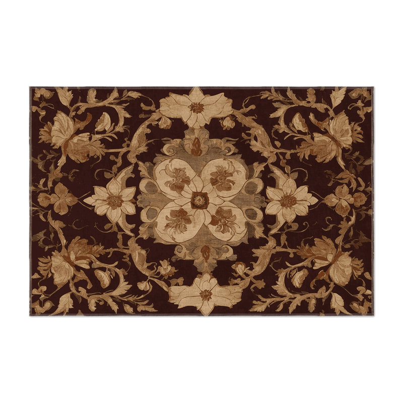 Victorian Charm Indoor And Outdoor Area Rug, Rectangle 2' x 3'