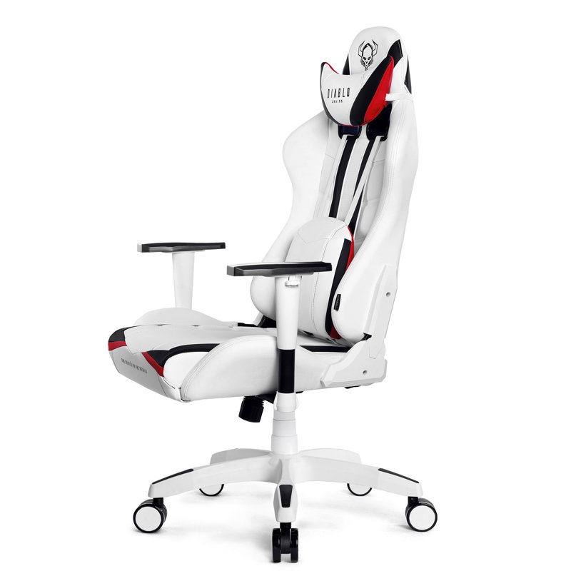 Executive Chair, White, White/Black