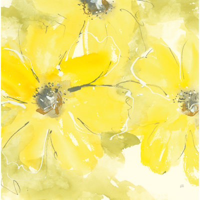 Sunshine Cosmos II by Chris Paschke - Wrapped Canvas Painting
