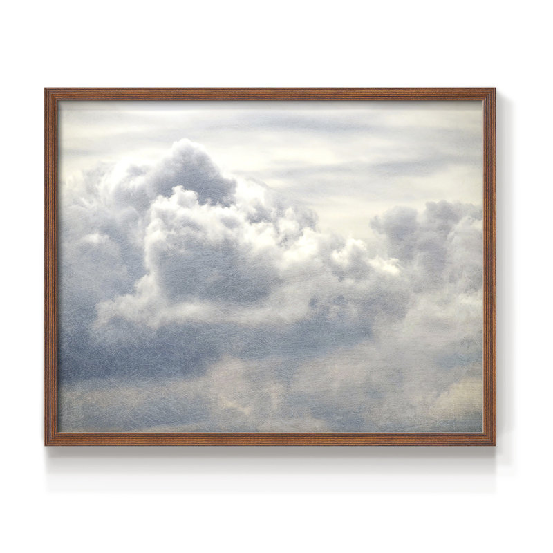 «From Above II», reproduction encadrée, Noyer, H 22 po x l 28 po