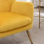 Fauteuil d'appoint capitonné à boutons