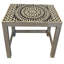 Ensemble de 2 tables d'appoint gigognes grises