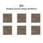 Panneau mural acoustique en placage de bois véritable - Grille en polyester à lattes insonorisantes et collées à plat pour le salon, le studio ou la salle de piano - Installation facile