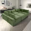Canapé modulaire en velours vert olive Hayward-1445208177