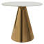 Marble Top Metal Base Dining Table