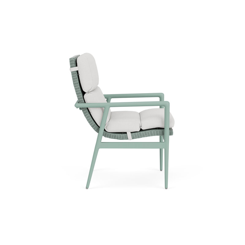 Outdoor Dining Armchair, Sea Glass