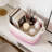 Large Woven Storage Basket With Handles, Foldable Cotton Rope Organizer For Blankets, Toys, And Home Decor-716180567