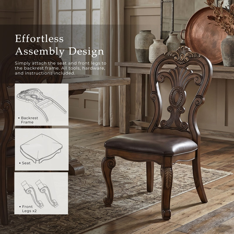 Chaise d'appoint rembourrée Melina