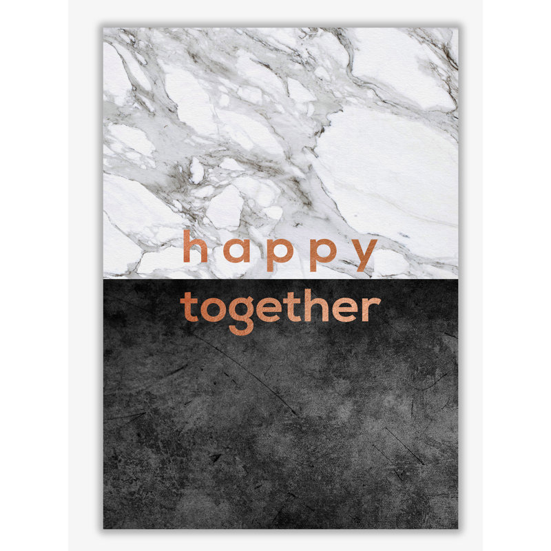 Happy Together Copper - Print, No Frame, 42 cm H x 30 cm W x 1 cm D