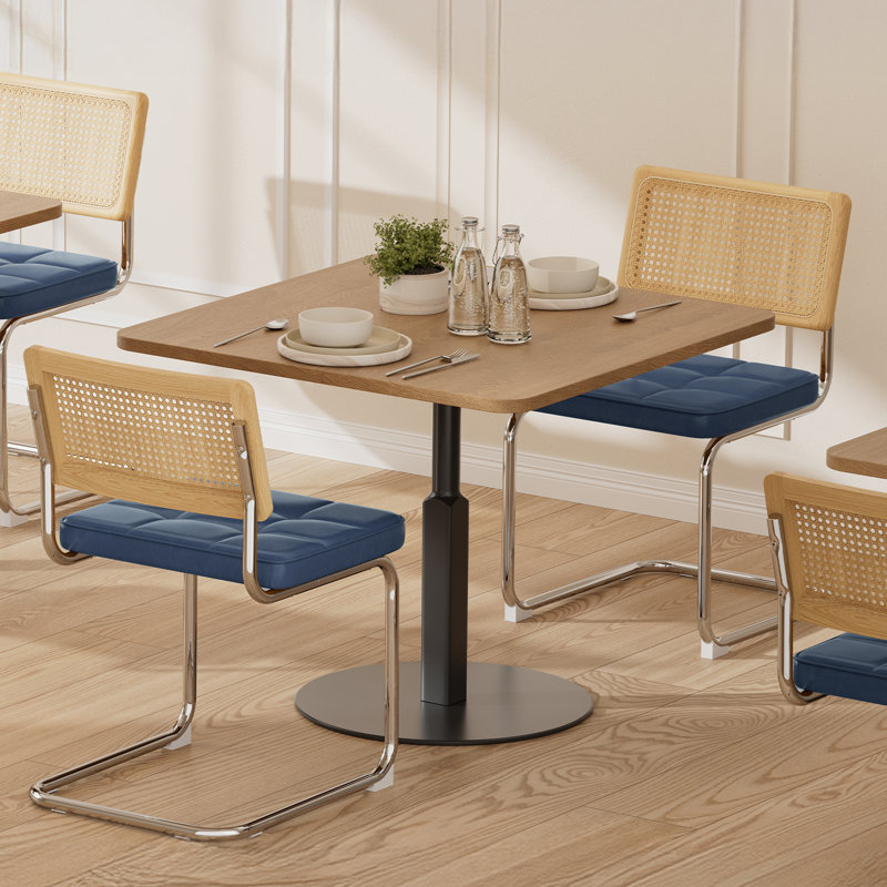Chaises de salle à manger en rotin, Bleu