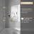 LED Bathroom/vanity Mirror With Bluetooth Time & Date Display Unit Front & Back Lighted Anti-fog Dimmable 3 Lights Colour Changing Memory Setting-1093553455