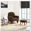 Chaise de loisir rembourrée avec repose-pieds-72487818