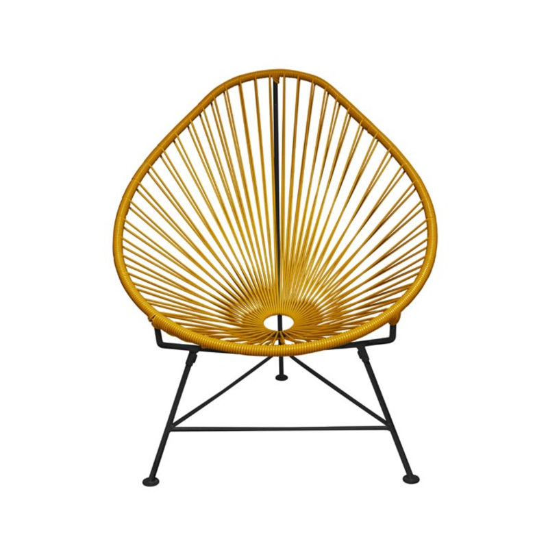 Chaise de jardin, Caramel / noir