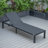 Marlin Modern Aluminum Outdoor Reclining Chaise Lounge - Weather-Resistant Sling Patio Chair for Poolside & Sunbathing-943377676-943377675