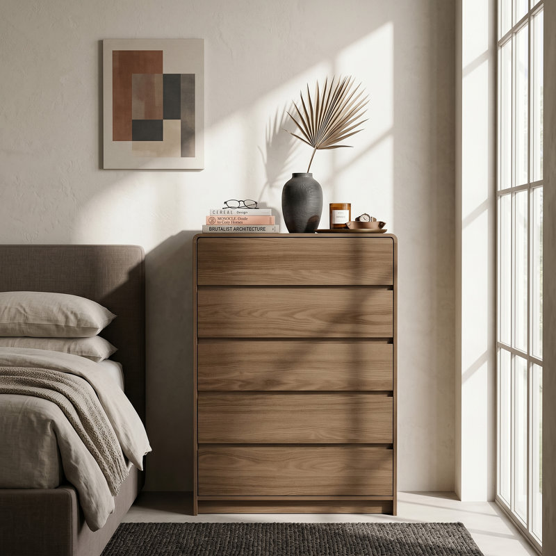 Arden Modern 31.5" W 5 Drawer Chest