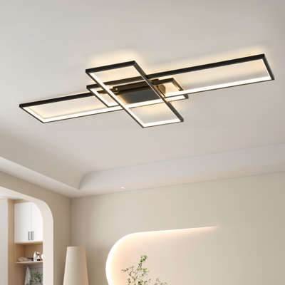 Plafonnier encastré 3 lumières DEL Arlyn