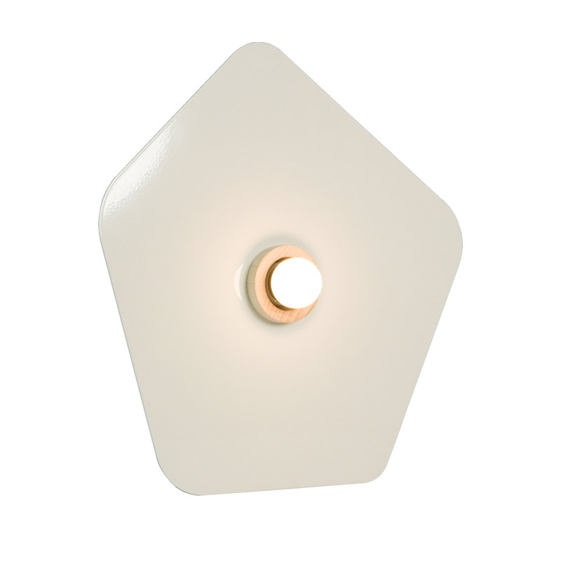 Salcombe Flush Mounted Sconce, White