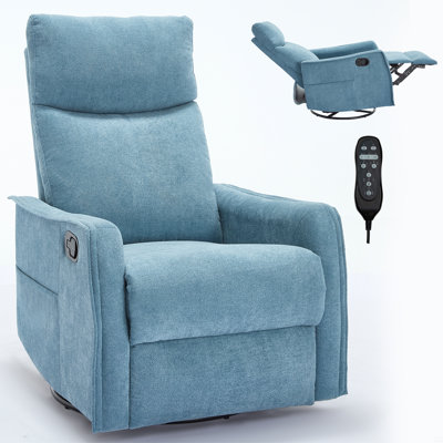 Heat Massage Manual Recliner Chair With Rocker And Swivel
