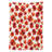 Flower Tablecloth, Floral Pattern With Poppies Print Design Style Artwork Grassland Print, Rectangular Table Cover For Dining Room Kitchen Decor, 52" X 70", Red Scarlet And White-2129164950