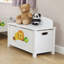 Kids Wooden Jungle Toy Box