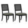 Vernet Upholstered Side Chair in Black/Gray