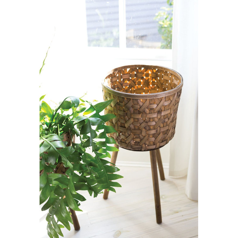 Abrah Handmade Wood Cachepot