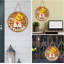 12" x 12" Round Seasonal Gnome Interchangeable Decor 21 pack by Wood Wall Art