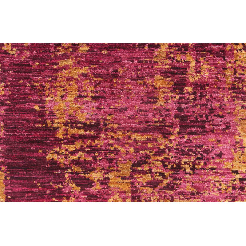 Geometric Hand Knotted 121cm X 175cm Area Rug