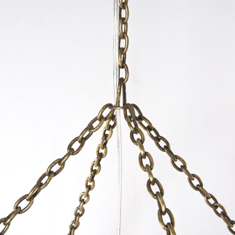 Adeline 10 - Light Chandelier, Gold Leaf