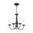 Cloverfield 5 - Light Steel Dimmable Chandelier-67131039