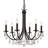 Mahone 8-Light Dimmable Steel and Crystal Chandelier-380128246-326035074-326035087