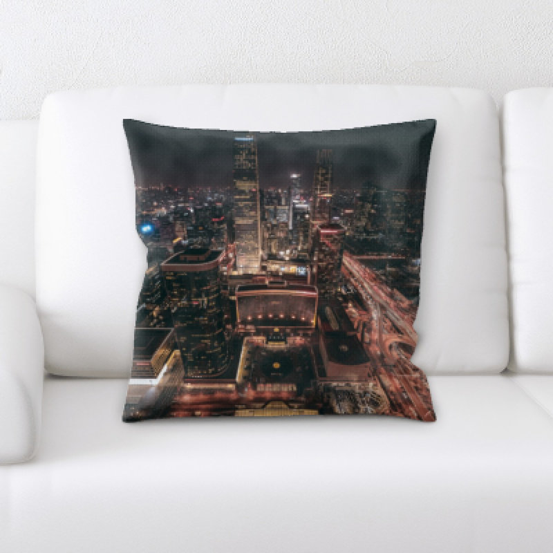 Microsuede Throw Pillow