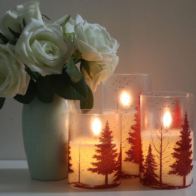 Jar Candle with Solid Wood Holder