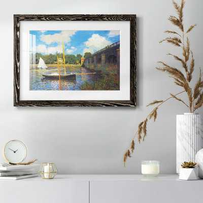 The Road Bridge, Argenteuil par Monet, reproduction d'art sur papier