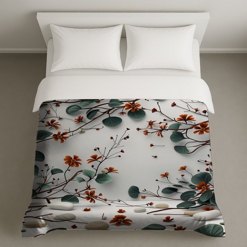 Housse de couette Floral Bedding, Très grand lit