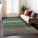 Machine Washable Indoor/Outdoor Cinead ACN1569 Green Rug