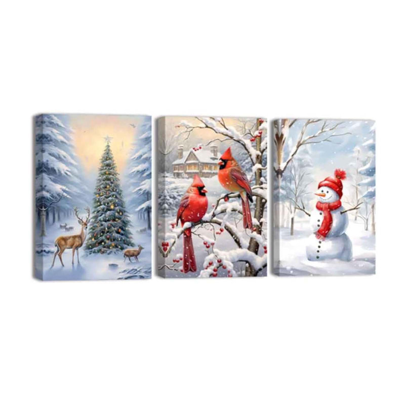 5.63 3 Piece Wrapped Canvas Print, 40 cm H x 90 cm W