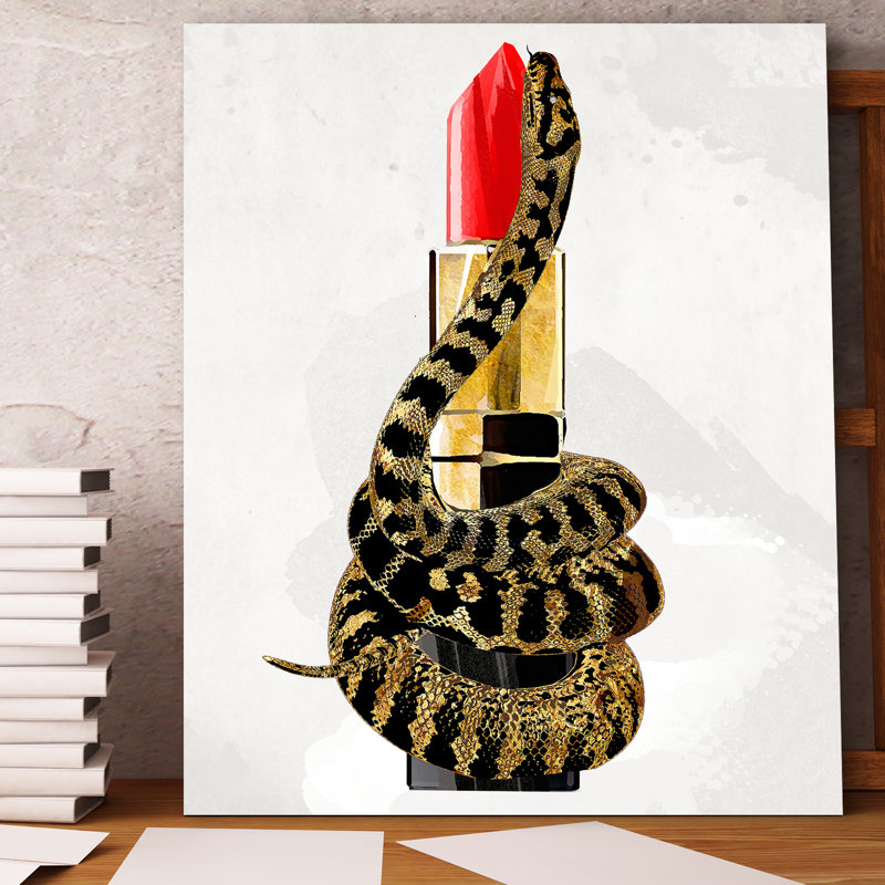 «Deadly Kisses», impression, H 30 po x l 18 po x P 1 po, Toile tendue
