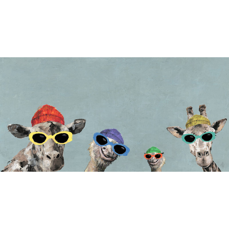 «Color Squad» par Floretta, reproduction sur toile tendue, H 30 po x l 60 po x P 1,5 po