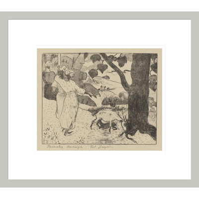 Pastorales Martiniques by Paul Gauguin - Framed Giclee Print