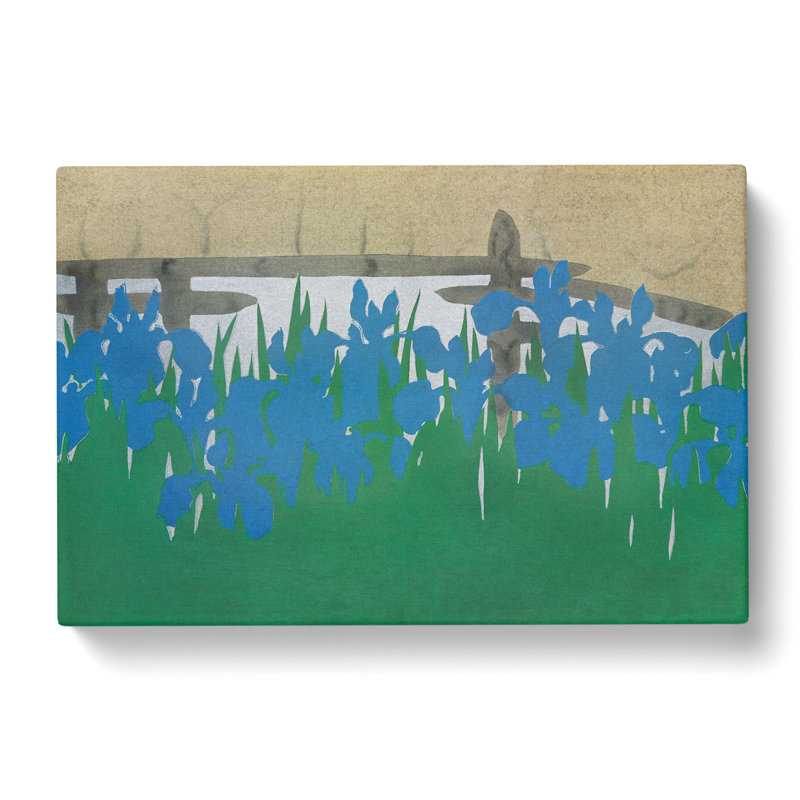 Irises by Kamisaka Sekka - Wrapped Canvas, 40cm H x 60cm W x 3cm D